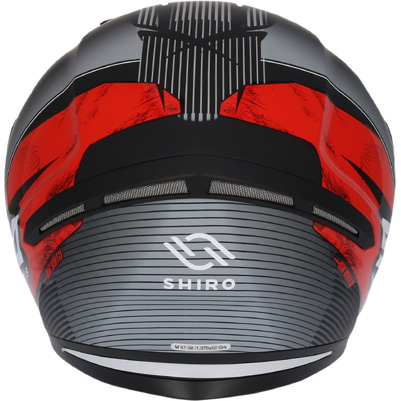 Casco Shiro Modelo Infinity Rojo Integral Nilmoto